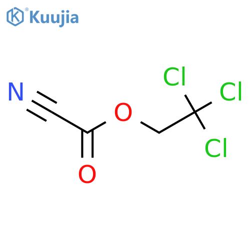 Carbonocyanidic acid, 2,2,2-trichloroethyl ester structure