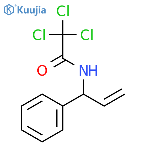 Acetamide, 2,2,2-trichloro-N-(1-phenyl-2-propenyl)- structure