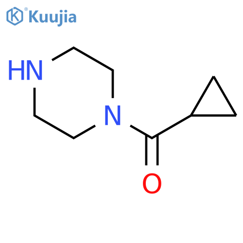 1-cyclopropanecarbonylpiperazine structure