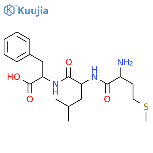 L-Phenylalanine,L-methionyl-L-leucyl- structure