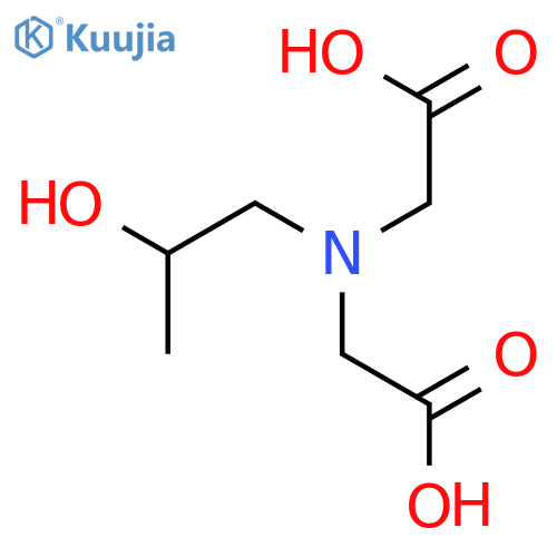 Glycine, N-(carboxymethyl)-N-(2-hydroxypropyl)- structure