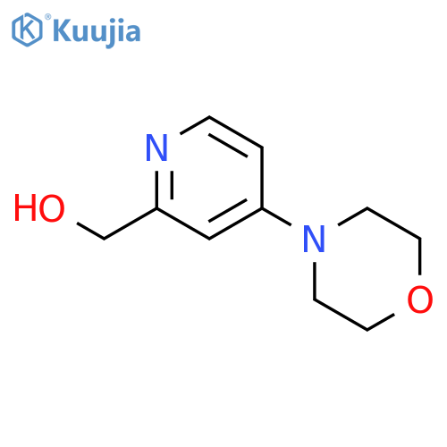 2-Pyridinemethanol, 4-(4-morpholinyl)- structure