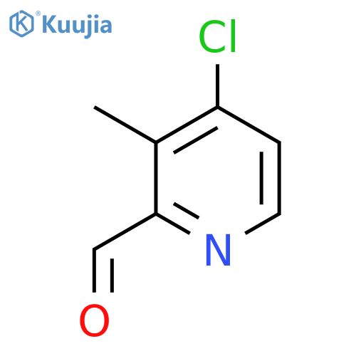 4-chloro-3-methylpyridine-2-carbaldehyde structure