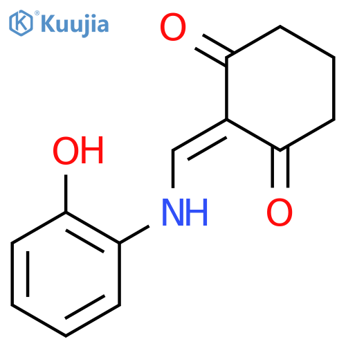 2-{[(2-hydroxyphenyl)amino]methylidene}cyclohexane-1,3-dione structure