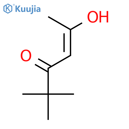 4-Hexen-3-one, 5-hydroxy-2,2-dimethyl- structure