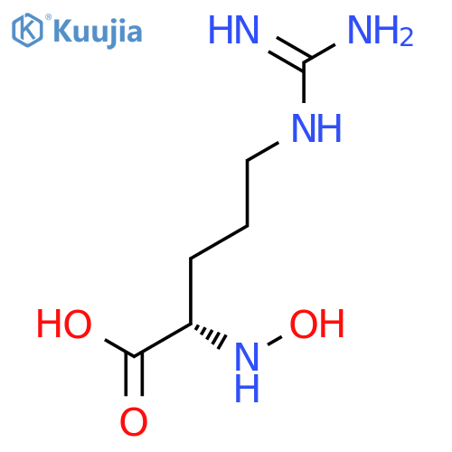L-ARGININE, N2-HYDROXY- structure