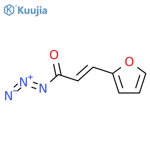 2-Propenoyl azide, 3-(2-furanyl)- structure