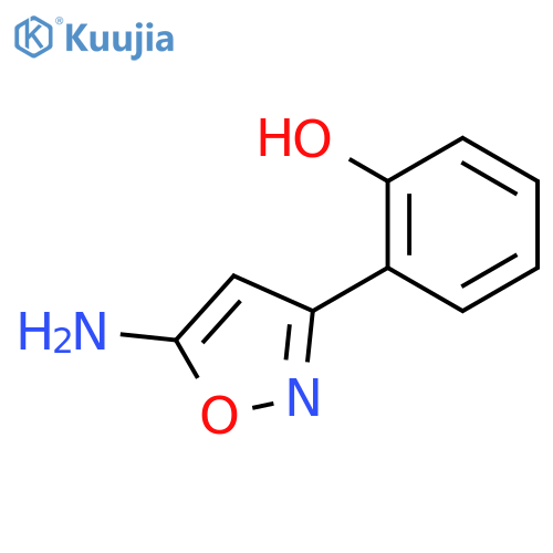 2-(5-Aminoisoxazol-3-yl)phenol structure