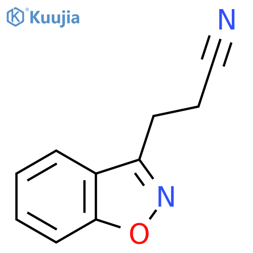 3-(1,2-Benzoxazol-3-yl)propanenitrile structure