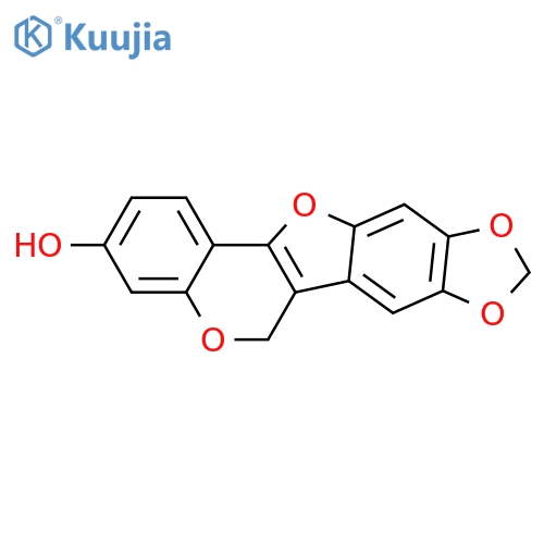 3-Hydroxy-8,9-methylenedioxypterocarpene structure