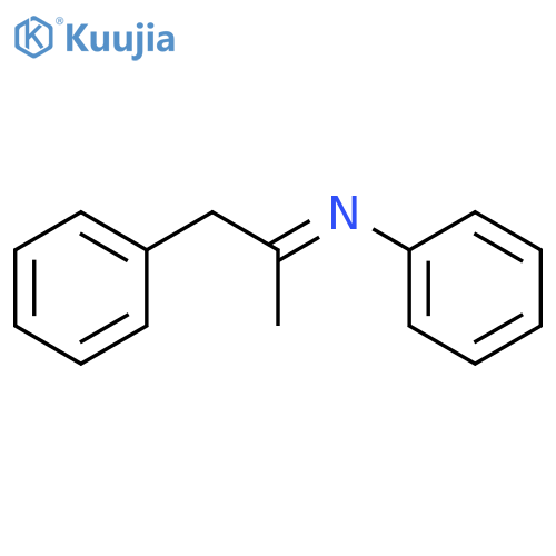 Benzenamine, N-(1-methyl-2-phenylethylidene)-, (E)- structure