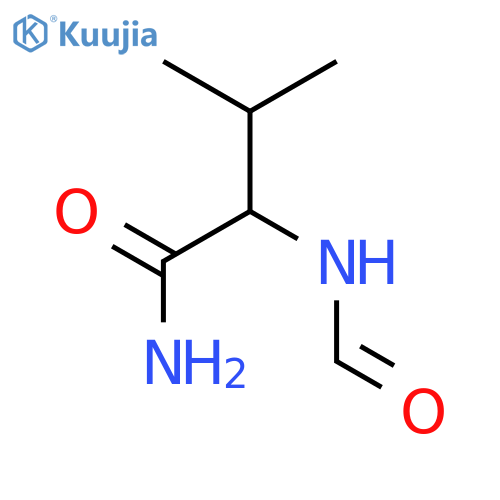 Butanamide, 2-(formylamino)-3-methyl-, (S)- structure