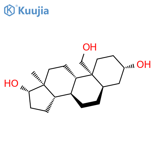 Androstane-3,17,19-triol, (3b,5b,17b)- structure
