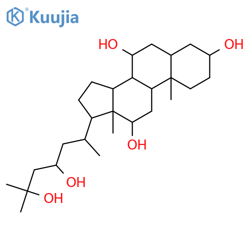 5b-Cholestan-3a,7a,12a,23R,25-pentol structure