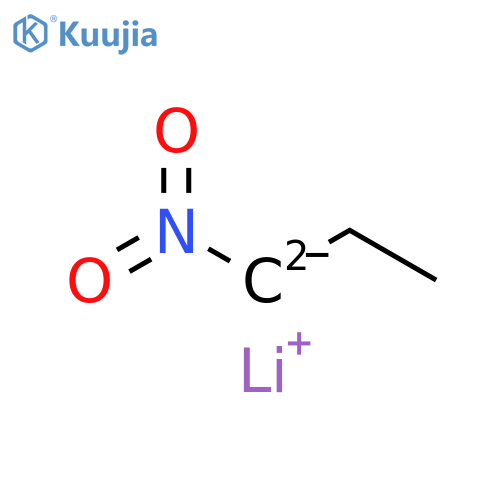 Propane, 1-nitro-, ion(2-), dilithium (9CI) structure
