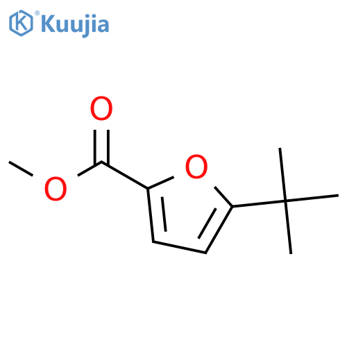 Methyl 5-tert-butyl-2-furoate structure