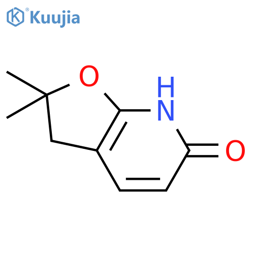 3,7-dihydro-2,2-dimethyl-Furo[2,3-b]pyridin-6(2H)-one structure