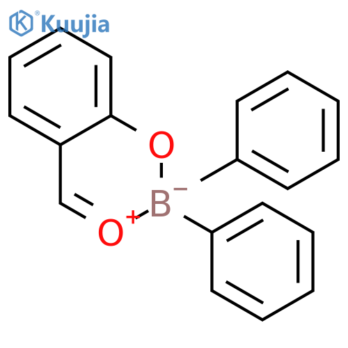 (2-HYDROXYBENZALDEHYDATO-O,O')DIPHENYLBORON structure