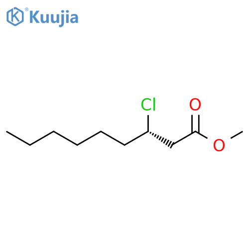 Nonanoic acid, 3-chloro-, methyl ester, (3S)- structure