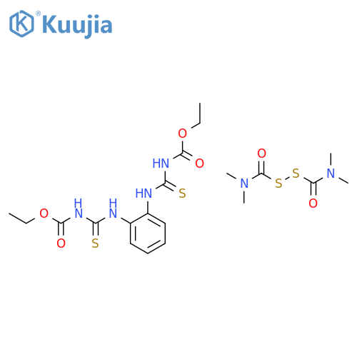 diethyl (benzene-1,2-diyldicarbamothioyl)biscarbamate - [disulfanediylbis(carbonylnitrilo)]tetramethane (1:1) structure