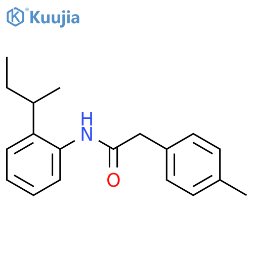 N-(2-sec-Butyl-phenyl)-2-p-tolyl-acetamide structure