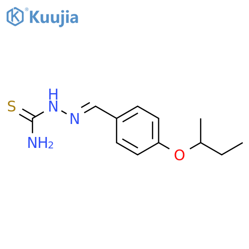 Hydrazinecarbothioamide, 2-[[4-(1-methylpropoxy)phenyl]methylene]- structure