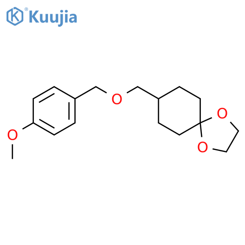 1,4-DIOXASPIRO[4.5]DECANE, 8-[[(4-METHOXYPHENYL)METHOXY]METHYL]- structure