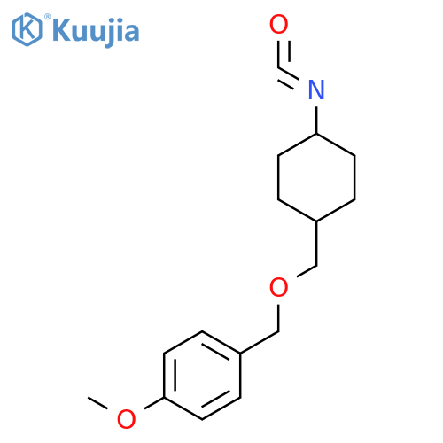 Benzene, 1-[[(4-isocyanatocyclohexyl)methoxy]methyl]-4-methoxy- structure