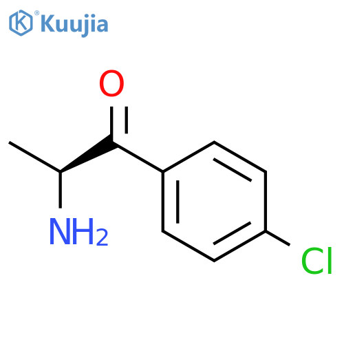 1-Propanone, 2-amino-1-(4-chlorophenyl)-, (2S)- structure