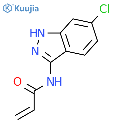 2-Propenamide, N-(6-chloro-1H-indazol-3-yl)- structure