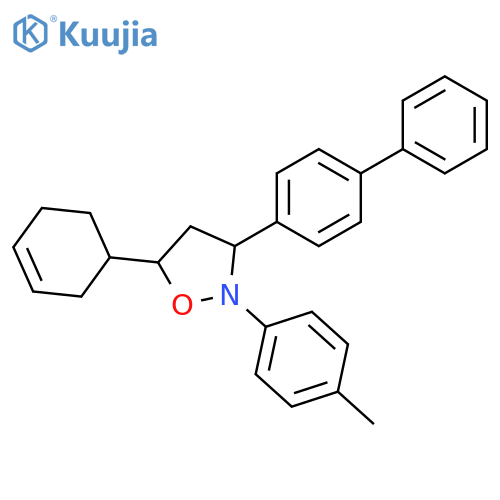 Isoxazolidine,3-[1,1'-biphenyl]-4-yl-5-(3-cyclohexen-1-yl)-2-(4-methylphenyl)- structure