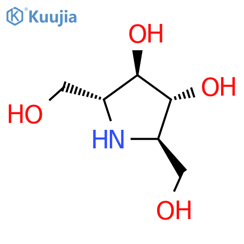 2,5-Anhydro-2,5-imino-D-mannitol structure