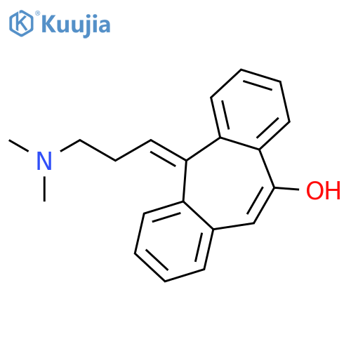 5H-Dibenzo[a,d]cyclohepten-10-ol, 5-[3-(dimethylamino)propylidene]- structure