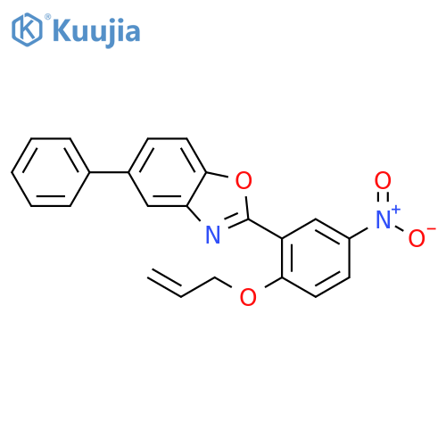BENZOXAZOLE, 2-[5-NITRO-2-(2-PROPENYLOXY)PHENYL]-5-PHENYL- structure