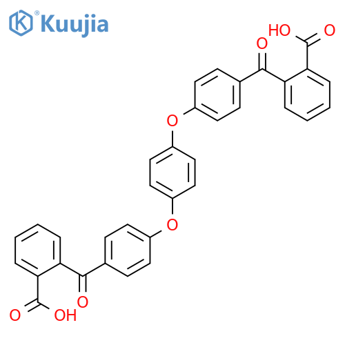 Benzoic acid, 2,2'-[1,4-phenylenebis(oxy-4,1-phenylenecarbonyl)]bis- structure