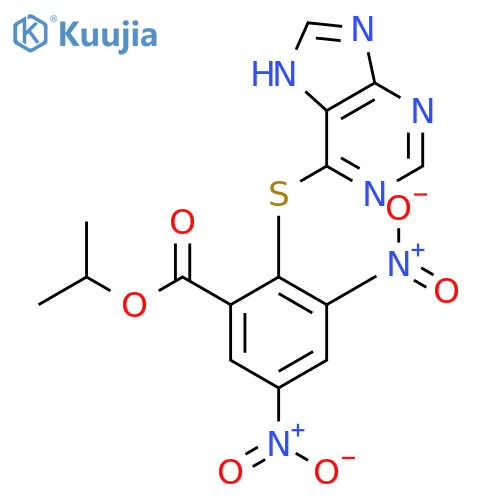 Propan-2-yl 3,5-dinitro-2-(7h-purin-6-ylsulfanyl)benzoate structure