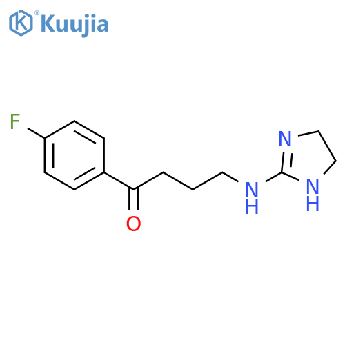 4-(4,5-dihydro-1H-imidazol-2-ylamino)-1-(4-fluorophenyl)butan-1-one structure