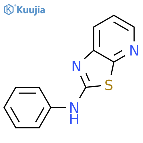 Thiazolo[5,4-b]pyridin-2-amine, N-phenyl- structure