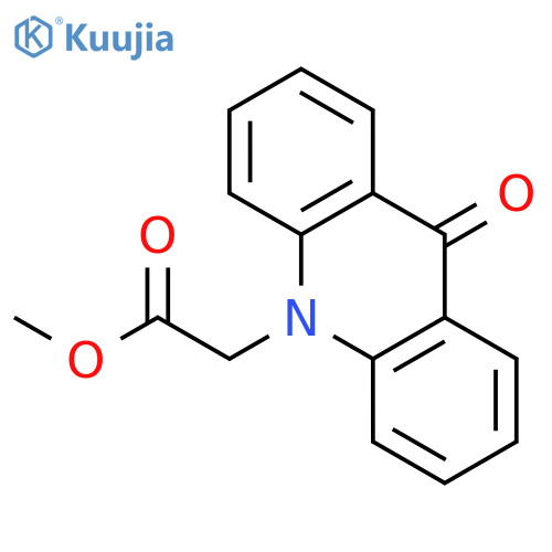 10(9H)-ACRIDINEACETIC ACID, 9-OXO-, METHYL ESTER structure