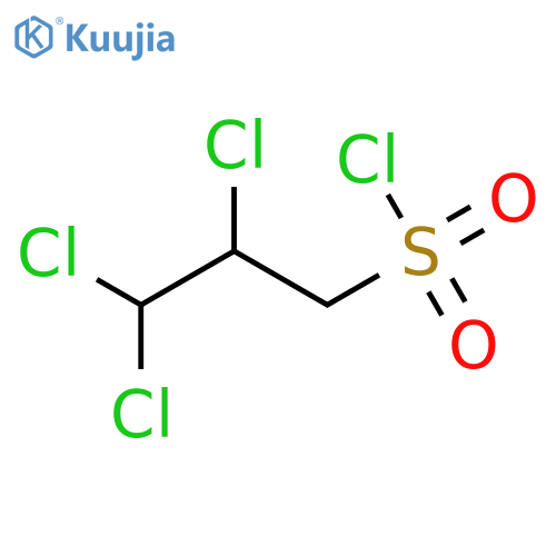 1-Propanesulfonyl chloride, 2,3,3-trichloro- structure