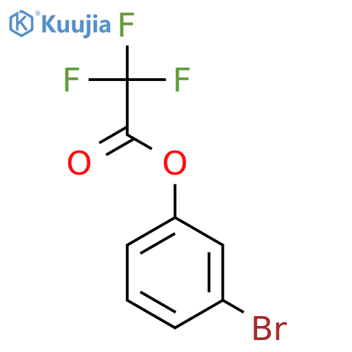 ACETIC ACID, TRIFLUORO-, 3-BROMOPHENYL ESTER structure