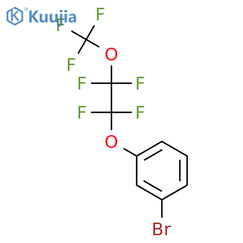 Benzene, 1-bromo-3-[1,1,2,2-tetrafluoro-2-(trifluoromethoxy)ethoxy]- structure