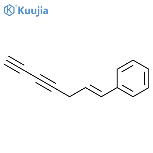 Benzene, 1-heptene-4,6-diynyl-, (E)- (9CI) structure