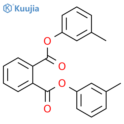 1,2-Benzenedicarboxylic acid, bis(3-methylphenyl) ester structure