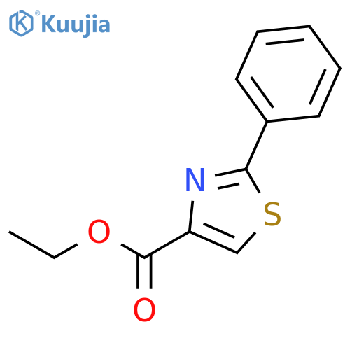 ethyl 2-phenyl-1,3-thiazole-4-carboxylate structure