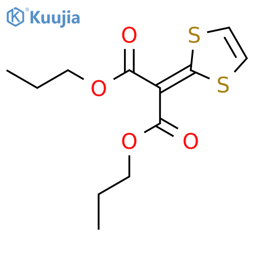 dipropyl 1,3-dithiol-2-ylidenepropanedioate structure