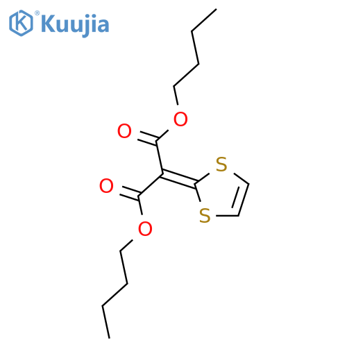 Propanedioic acid, 1,3-dithiol-2-ylidene-, dibutyl ester structure