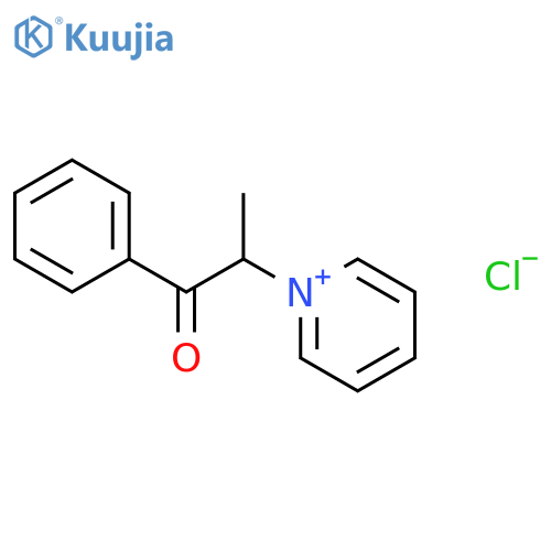 PYRIDINIUM, 1-(1-METHYL-2-OXO-2-PHENYLETHYL)-, CHLORIDE structure