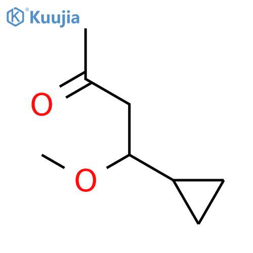 2-Butanone, 4-cyclopropyl-4-methoxy- structure