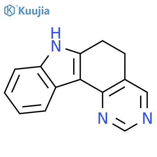 5H-Pyrimido[5,4-c]carbazole, 6,7-dihydro- structure